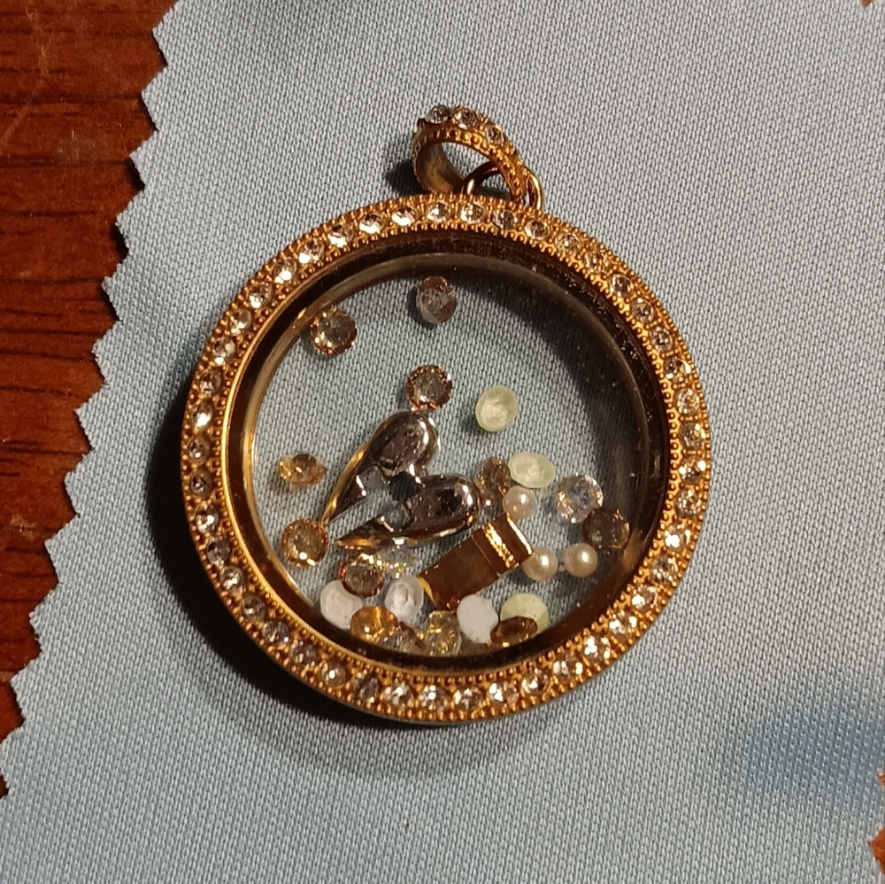 Gold Origami Owl Locket